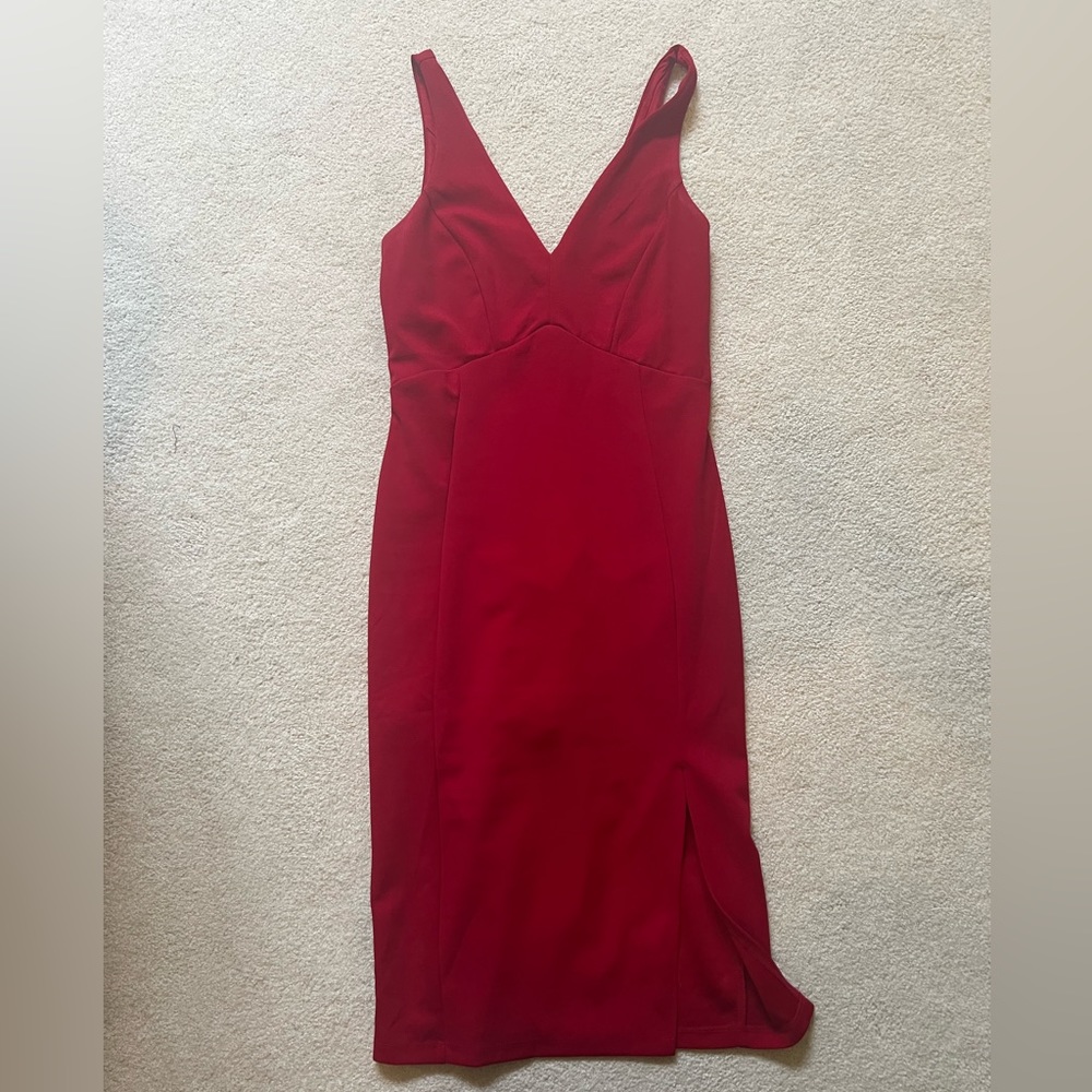 Red lulu dress